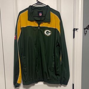 NFL Green and Yellow Lightweight Jacket